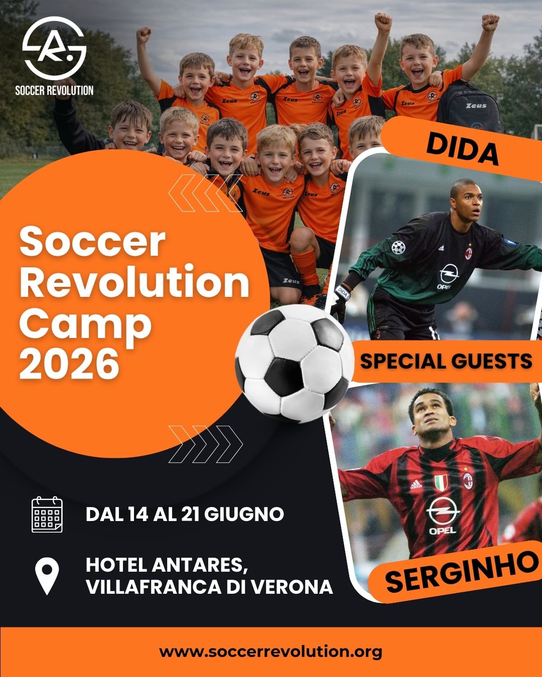 Poster Soccer Revolution Camp 2026